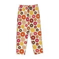 thumbnail image 4 of Naloa Donut Print Women’s Ultra-Soft Comfy Pajama Lounge Pants with Pockets & Drawstring, 4 of 8
