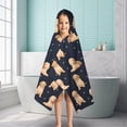 thumbnail image 6 of Goldendoodle Dog Hooded Bath Towel，50"x30" for Ages 3 To 12 Kids, Quick Dry Lightweight Soft Microfiber Hood Beach Towel Cover Up for Kids, 6 of 7
