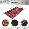 thumbnail image 3 of Christmas Doormat Outdoor Entrance Non-Slip Christmas Front Door Mat Xmas Decorative Washable Winter Holiday Welcome Doormat 17"x30" Merry Christmas Decor for Indoor Outdoor, 3 of 6