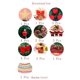 thumbnail image 4 of Juego de adornos navideños para árbol de Navidad para colgar en el hogar, accesorios de decoración para fiestas navideñas, 23 piezas por paquete, 4 of 4