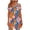 Blue, variant on SELONE Off the Shoulder Dresses for Women Hawaiian Short Dresses Floral Short Sleeve Sundress Lounge Casual Clothes M