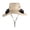 Beige, variant on 18.9 Inch Extra Wide Brim Solar & USB Rechargeable 4 Fan Sun Bucket Hat, UV Protection Windproof Outdoor Desert Fishing Hiking Sun Cap