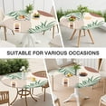 thumbnail image 7 of Boho Chic Floral Print Elastic Edge Tablecloth - Colorful Round Table Cover for Indoor Outdoor Use - Fits 52-56 Inch Tables, 7 of 7