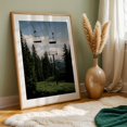 thumbnail image 5 of Forest Chairlift - Oregon Photography Mountain Forest Nature Wilderness Scenic Landscape Oak Framed Wall Art Print 20 x 30 inches, 5 of 59