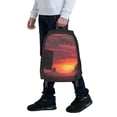 thumbnail image 7 of Balery Sunset Western Desert Cowboy Backpack for Men and Women - Durable 600D Oxford Cloth -Large Capacity, Water-Resistant School, Travel, and Hiking Bag, 7 of 7