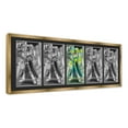 thumbnail image 2 of 5 Comic Book Frame Gold Collage Comic Book Frame with Black Mat to Display 5 Bronze Age Comic, 2 of 6