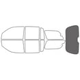 thumbnail image 2 of Rvinyl Window Tint Kit Compatible with Isuzu Ascender 2004-2006 (Ext) - Rear Windshield Precut Kit -, 2 of 8