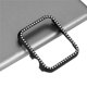 thumbnail image 3 of Estuche de diamantes para Apple Watch Series 9 8 7 41 mm 45 mm, cubierta de parachoques de metal para iWatch 9 8 6 SE 40 mm 44 mm, marco ultrafino protector, 3 of 5