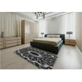 thumbnail image 4 of Ahgly Company Indoor Rectangle Patterned Battleship Gray Area Rugs, 7' x 9', 4 of 6