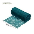 thumbnail image 2 of Uxcell 5.9 inch Wide Polyester Floral Pattern Lace Trim Ribbon for Sewing Making Dark Blue 5 Yard, 2 of 7