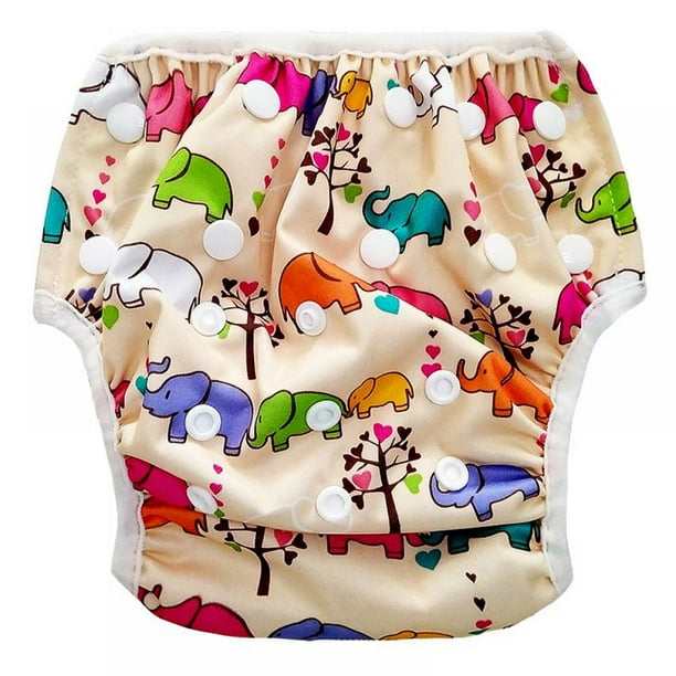 Baby Swim Diapers 03 Years Old, Adjustable Water Diapers Waterproof