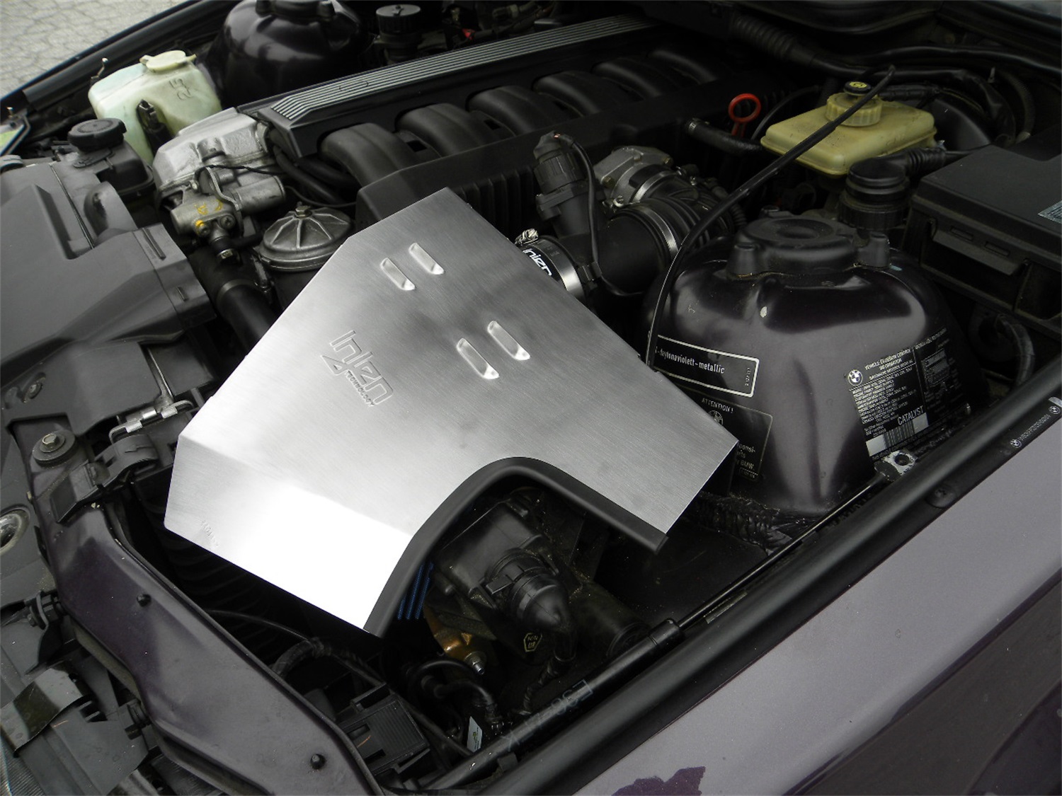 Injen 92-99 BMW E36 323i/325i/328i/M3 3.0L Polished Air Intake w/ Heat-Shield and Louvered Top Cover Fits select: 2021 TOYOTA TUNDRA DOUBLE CAB SR/SR5