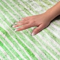 thumbnail image 3 of Addison Rugs Dream Shag Premium Machine Washable Transitional Stripes Green Rectangle Rug, 8' x 10', 3 of 8