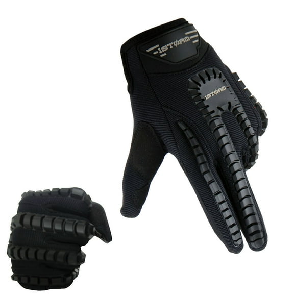 1Storm Adult Motocross Gloves CB12 Motorcycle BMX MX ATV Dirt Bike Bicycle Skeleton Cycling Gloves Black