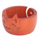 thumbnail image 1 of Cuenco Para Hilo, Dispensador De Madera Con Forma De Gato, Organizador De Ganchillo, Suministros De Almacenamiento Para Crocheters, Cuenco Grande Para Hilo De Madera De Acacia, 1 of 7