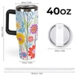 thumbnail image 2 of Spring Floral Drinking Cup from Daughter Son Mothers Day Birthday Gifts 40OZ Tumbler Stainless Steel Vacuum Insulated Double Wall, 2 of 8