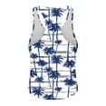 thumbnail image 3 of HaoXianJian Men's Tank Tops Summer Sleeveless Tee Cool Workout T-Shirts Beach Palm Tree Athletic Workout Colorful Graphic Top Tees Shirt Hawaiian Tank Tops for Men S-4X, 3 of 4