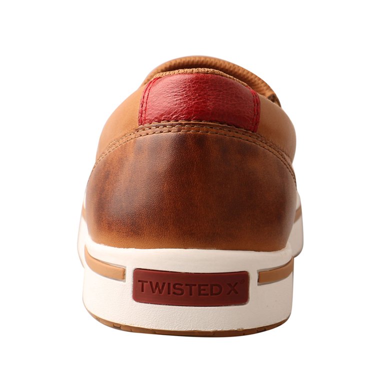 TWISTED X Slip-On Kicks, Color: Tan, Size: 10, Width: M 