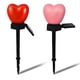 thumbnail image 4 of Luz de estaca solar Toystoory lámpara LED en forma de corazón plástico 9x5x38cm, 4 of 6