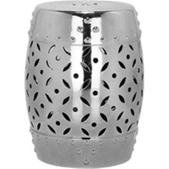 Zentique JW150015 Grey 14.25 x 18 x 14.31 in. Lovell Garden Stool, Grey