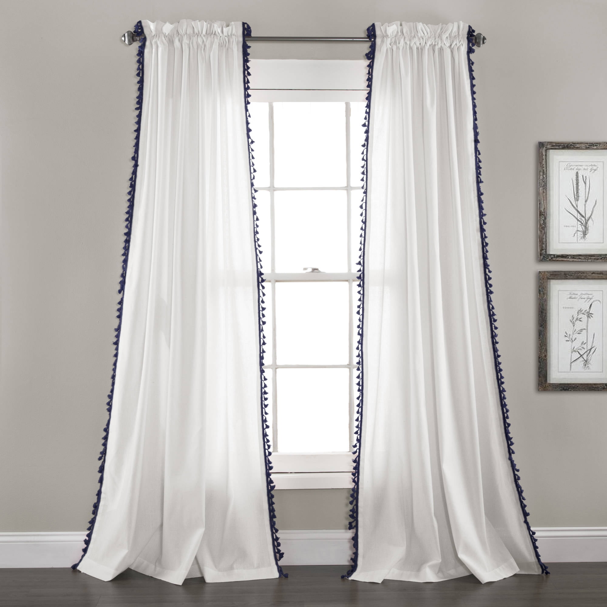 Lush Decor Urban Tassel Window Curtain Set - Walmart.com