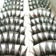 thumbnail image 4 of Pares de pestañas postizas largas y gruesas para mujer, naturales, hechas a mano, 10 unidades, 4 of 8