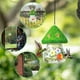 thumbnail image 1 of 2PC Flocked House Bird Feeder Bird Feeder Hummingbird Feeder Courtyard Hanging Type, 1 of 8
