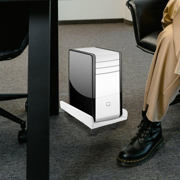 PTOOTP Computer Stand For Desk White 1Set 15.7X8.8In