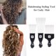 thumbnail image 4 of Aidusa Color Trenzado Cabello 5 Piezas Trenzas Sintéticas Extensiones de Cabello 24 Pulgadas Tres Tonos Cabello Trenzado Trenzas de Ganchillo 100 g (#57 Negro a Naranja), 4 of 5