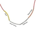 thumbnail image 3 of KLKCMS 50 Piece Engraved Curved Tube Noodle Beads Jewelry Making 25x2mm white, 3 of 9