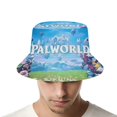 thumbnail image 4 of Palworld Sombrero bucket para adultos, gorra de protección solar, sombrero de pescador plegable para viajes al aire libre, pesca y actividades de verano, 4 of 6