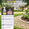 thumbnail image 3 of Rock Glue for Landscaping with Sprayer 35oz, Anti-Clog Fast-Dry Mulch Glue, Ready to Use & Non-Toxic Gravel Glue Stone Spray for Pea Gravel, Bark, Small Stones & Garden Beds, 3 of 4