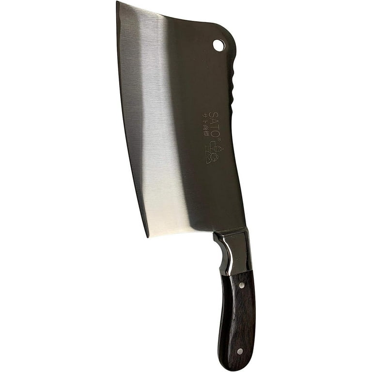 Meat cleaver, Thickened Kitchen Bone Chopping Knife 4Cr13 Stainless Steel  Chopper Butcher Knife Multifunction Heavy Powerful Tool for Bones Cleaver