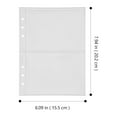 thumbnail image 2 of QUMIIRITY 50Ud Fundas Transparentes Para Álbum De Fotos Ideal Para Guardar Tarjetas Y, 2 of 6