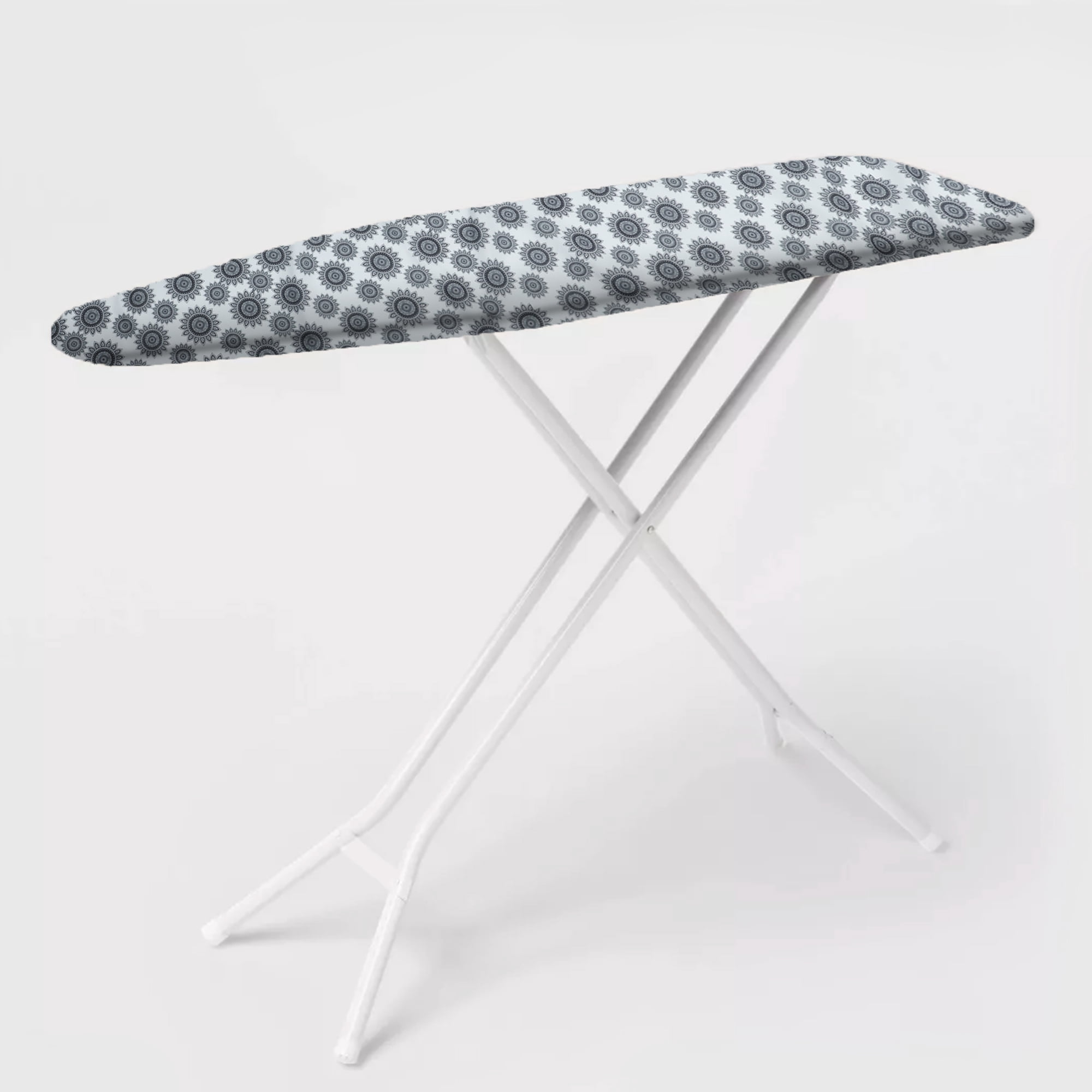 Unique Bargains Durable Ironing Board Cover 1 Piece Standard Gray, White