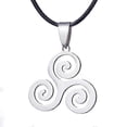 thumbnail image 1 of Collar trisquel de Teen Wolf de ZRM Fashion Charm, collar trisquel de Allison Argent, collar de acero inoxidable, 1 of 5