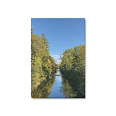 Set of 2 Serene River Valley Oil Paintings 16x24 Inch Hand-Painted Canvas Wall Art for Living Room Bedroom Decor with Lush Greens and Modern Style, Ready to Hang, Perfect for Home or Office