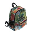 thumbnail image 2 of FORMRS School Backpack with Front Zippered Pocket 12" Student Travel Daypack, Art Goldfish Bowl, 2 of 6