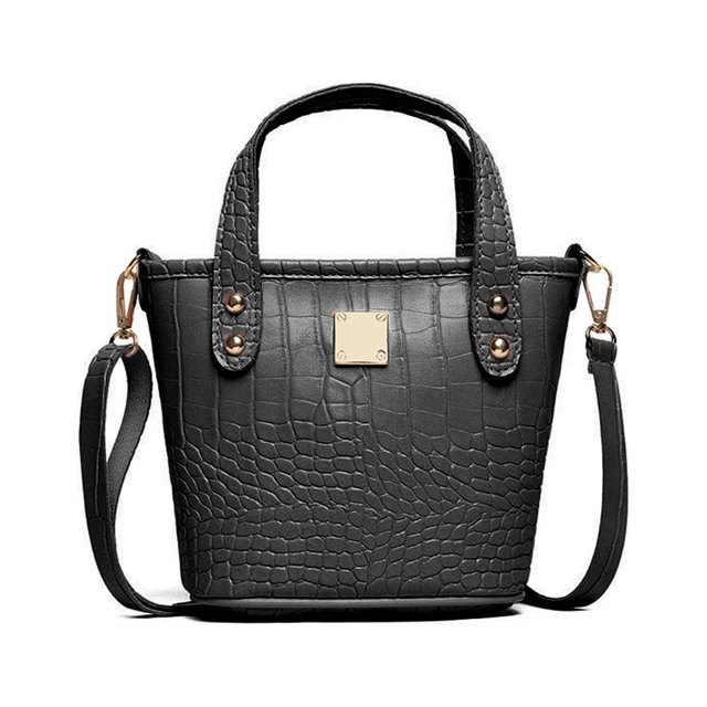 Bolsos Hobo para Mujer, Bolso Grande, Bolso Shopper, Bolso Tote, Negro