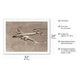 thumbnail image 2 of Lockheed Martin Constellation ‘Connie’ - Pan American World Airways - Vintage Travel Poster c.1940s - Fine Art Matte Paper Print (Unframed) 24x32in, 2 of 4