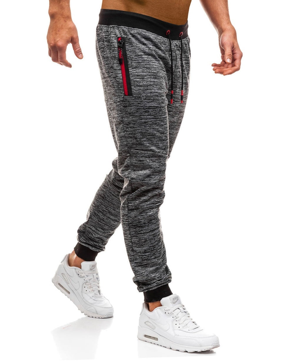 plain white track pants