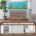 thumbnail image 4 of Aukfa 55-75 Gallon Fish Tank Stand with Storage & Charging Station, Heavy Duty Aquarium Stand for Turtle/Reptile, 880LBS Capacity,White, 4 of 9