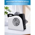 thumbnail image 5 of Huilynsen Ventilador de piso de alta velocidad, ventilador de aire de 355 CFM para lugar de trabajo y hogar, ventilador de secado de piso para refrigeración y ventilación, 5 of 5
