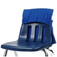 thumbnail image 2 of Seat Sack Elastic Student Chair Storage Pocket - Fits 12"-17" Seats, Stretch Over-the-Chair Storage for Student Desk Organization, Blue, 1-PK, 2 of 10