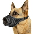 thumbnail image 1 of GFDYREE Dog Muzzle, Soft Dog Muzzles for Small Medium Large Dogs, Breathable Muzzle to Prevent Biting, Chewing, and Barking with Ring and Adjustable Strap, Perfect for Vet Visit, Training(Bl, 1 of 7