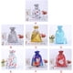 thumbnail image 5 of Injueey Bolsa de regalo de Santa caramelo bolsa de bolsa copo de nieve crujiente bolsa adornos con letras Merry Christmas para nuevo para el Kits de decoración para fiestas Plata mediana, 5 of 6