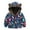 Sky Blue, variant on Lkhaha Jacket For Toddler Girls Winter Baby Camo Dinosaur Car Print Cute Bear Ears Hooded Windproof Zipper Fall Winter Coat Size 5-6 Years