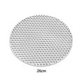 thumbnail image 4 of Maoww Grille Ronde en Acier Inoxydable pour Barbecue, Tapis de Pique-Nique Extérieur Rond en Acier Inoxydable 26cm, 4 of 6