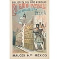 thumbnail image 2 of José Guadalupe Posada 17x24 Black Ornate Framed Double Matted Museum Art Print Titled: Mexican Child Library. the Fatal Year or the Disasters of the Country (1900), 2 of 5