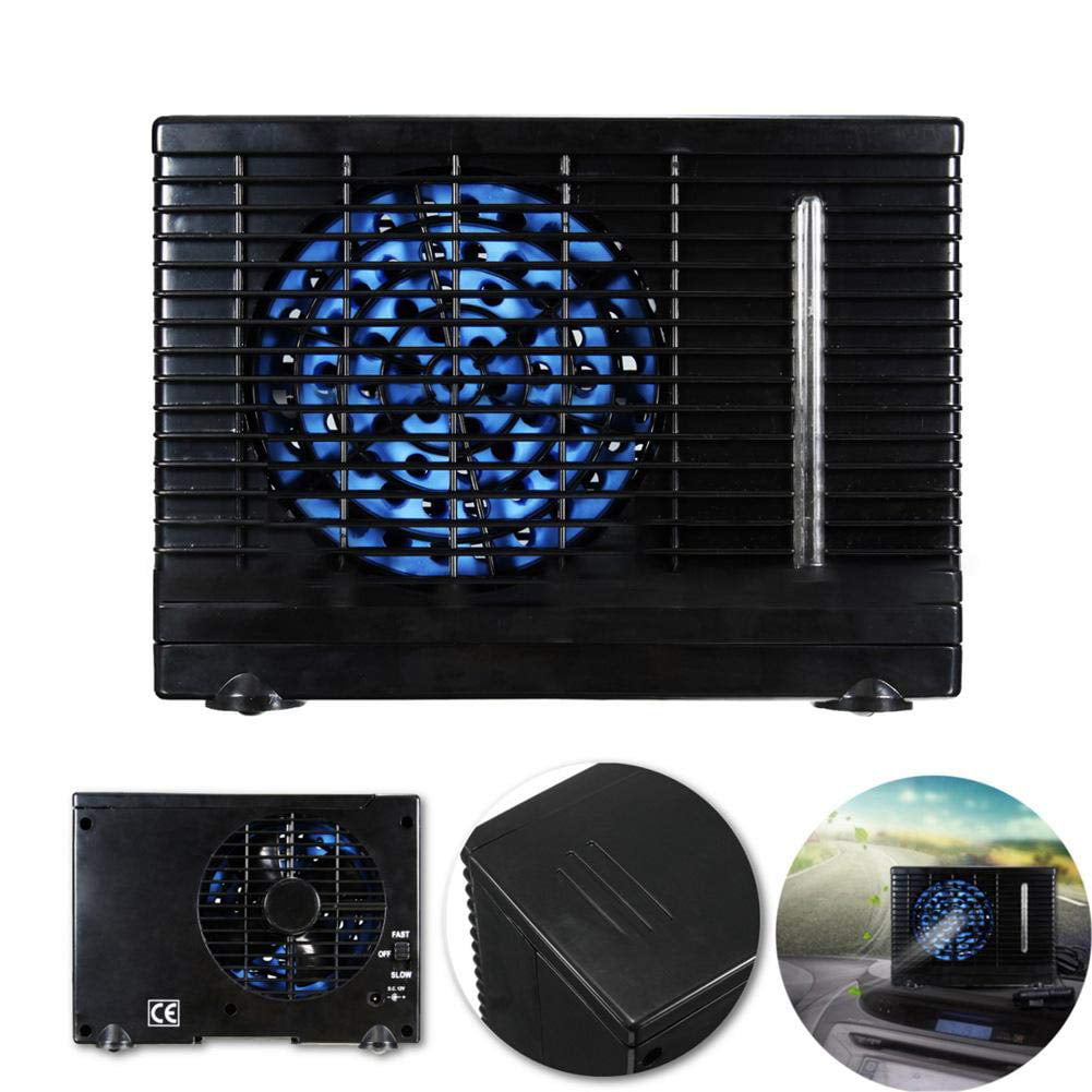 Auto Car 12V Portable Evaporative Air Conditioner Ice Water Cooler Cooling Fan 